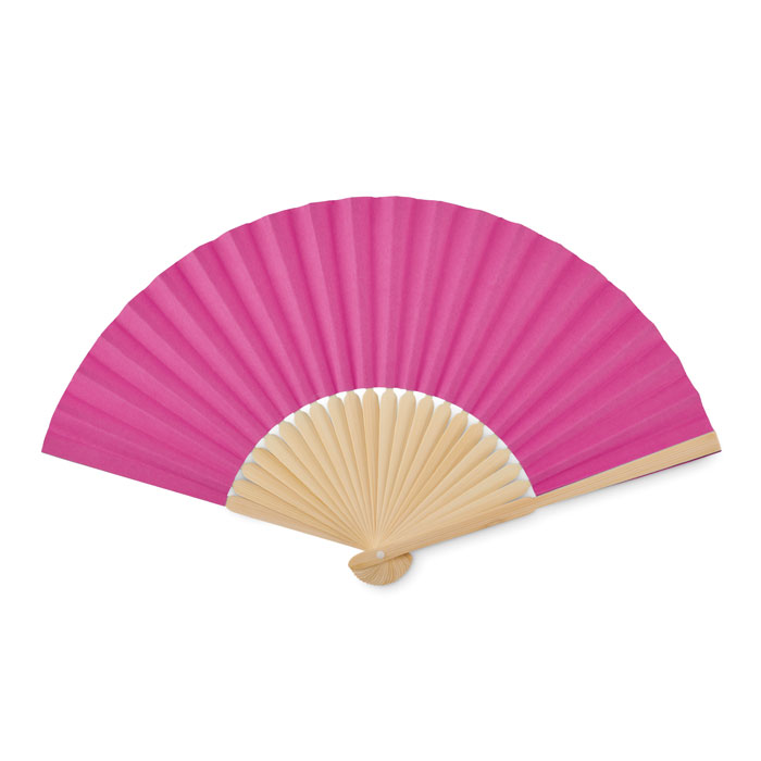 Pink Hand Fan open