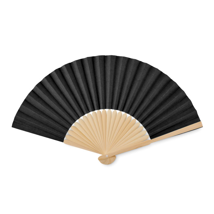 Black Hand Fan open