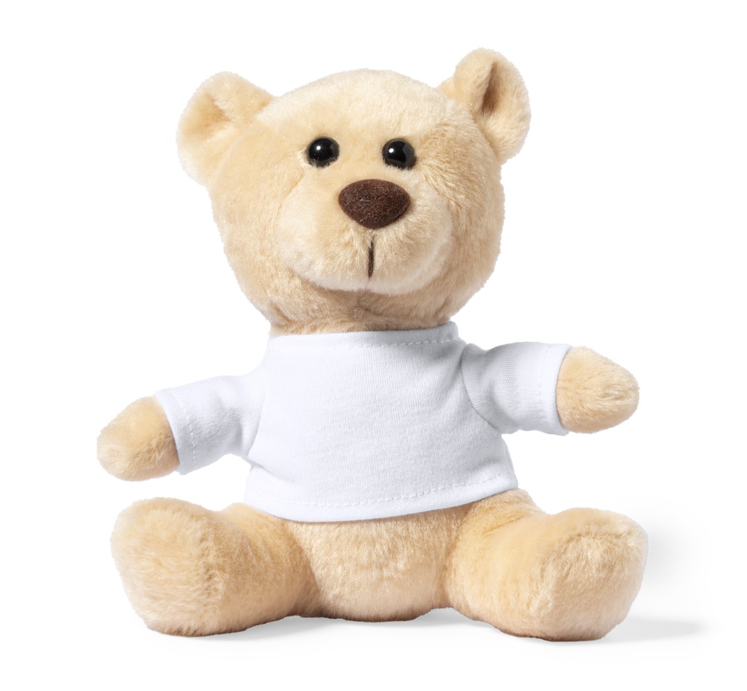 Natural Teddy Bear with T-shirt